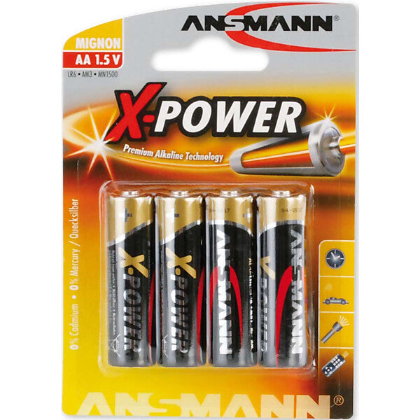 ANSMANN Batterie Mignon AA X-Power 5015663 Bli(VE4)